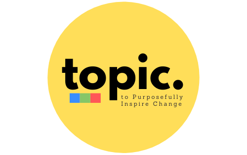 topic - to purposefully inspire change logo